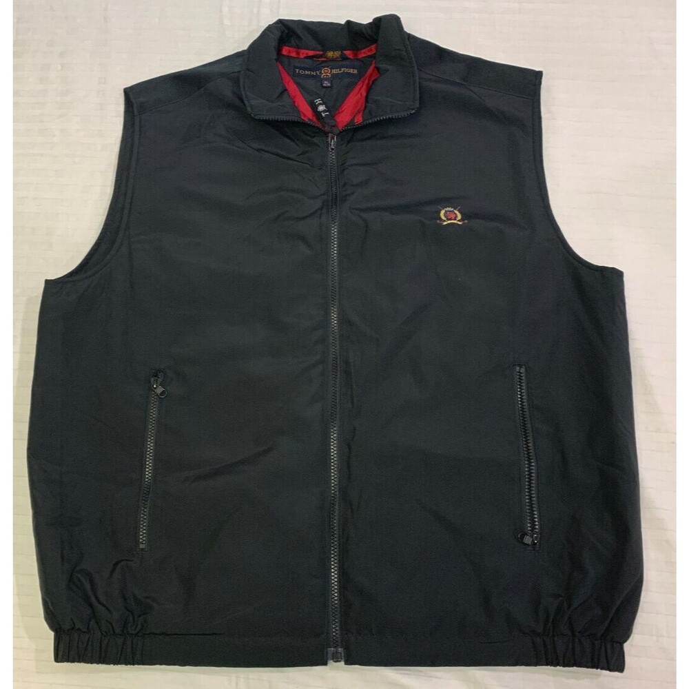 TOMMY HILFIGER GOLF MENS FULL ZIP VEST SIZE XL